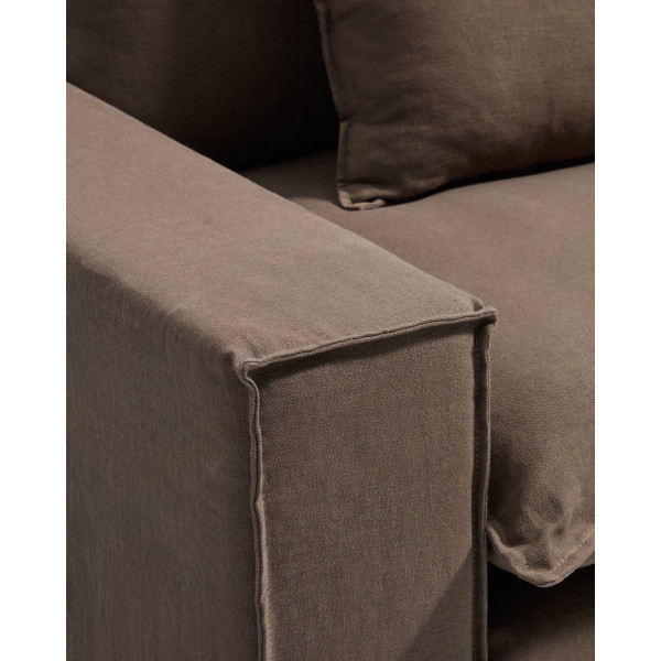 Мягкое кресло La Forma Anarela S83712AV85 Taupe (130 см)-6