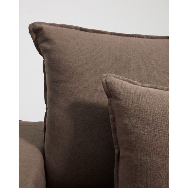 Мягкое кресло La Forma Anarela S83712AV85 Taupe (130 см)-7