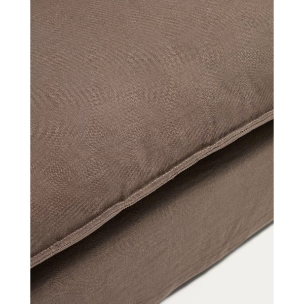 Мягкое кресло La Forma Anarela S83712AV85 Taupe (130 см)-8