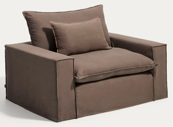 Мягкое кресло La Forma Anarela S83713AV85 Taupe (150 см)-3