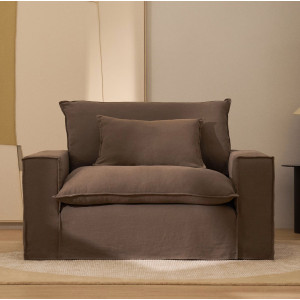 Мягкое кресло La Forma Anarela S83713AV85 Taupe (150 см)