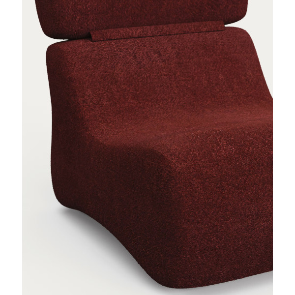 Крісло La Forma Club S44210AT34 Бордовий-5