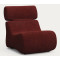 Крісло La Forma Club S44210AT34 Бордовий-2-thumb