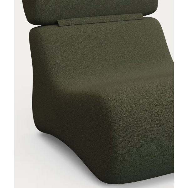 Крісло La Forma Club S44210AU19 Темно-зелений-4
