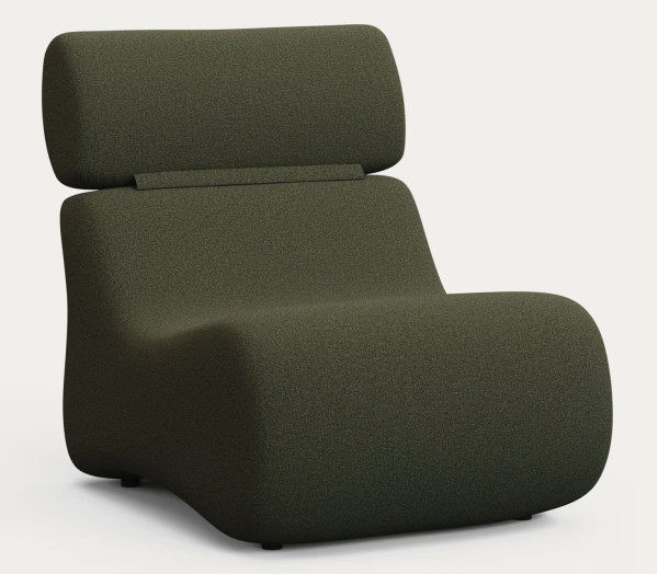 Крісло La Forma Club S44210AU19 Темно-зелений-1