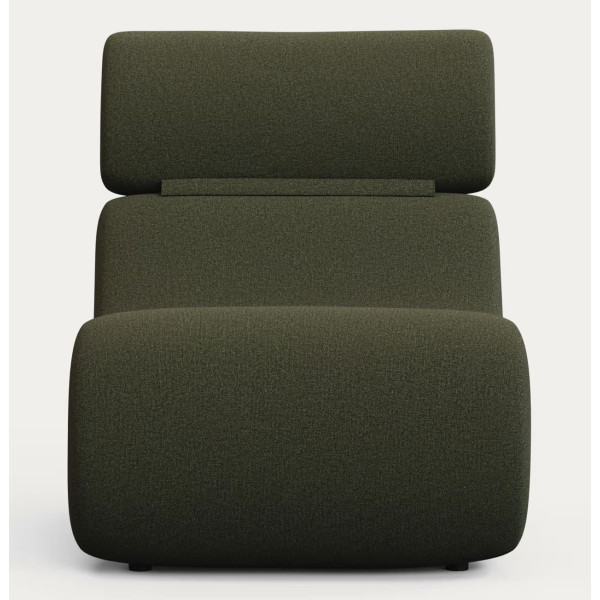 Крісло La Forma Club S44210AU19 Темно-зелений-2