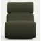 Крісло La Forma Club S44210AU19 Темно-зелений-2-thumb