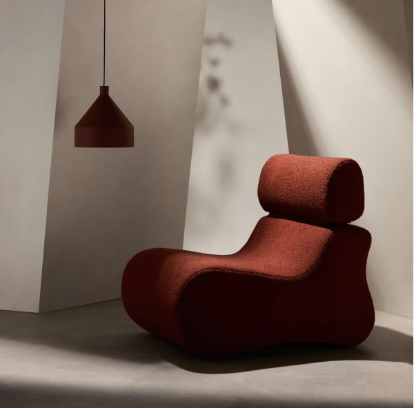 Крісло La Forma Club S44210HI59 Теракотовий-1