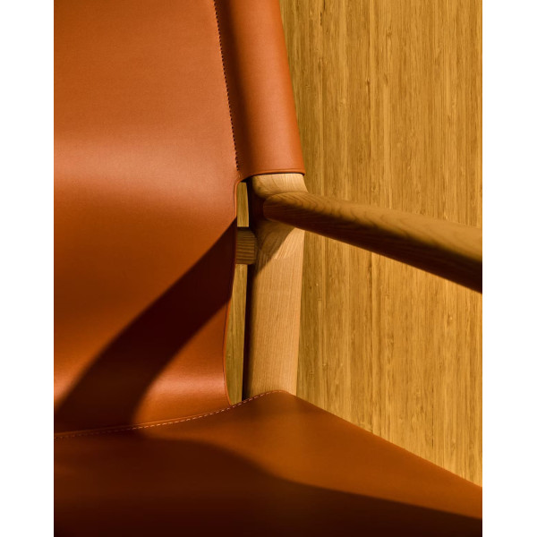 Крісло La Forma Jan C00128LE13 Світло-коричневий-11