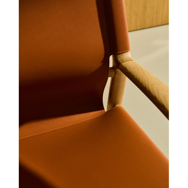 Крісло La Forma Jan C00128LE13 Світло-коричневий-9