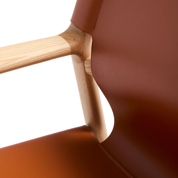Крісло La Forma Jan C00128LE13 Світло-коричневий-7