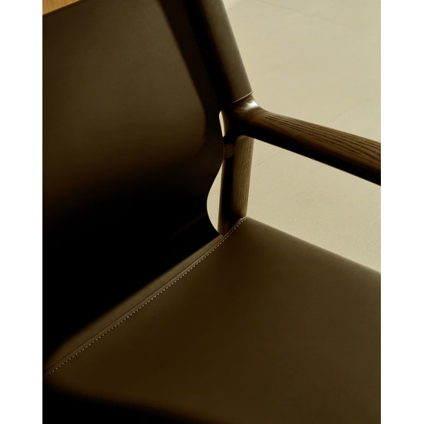 Крісло La Forma Jan C00129LE09 Темно-коричневий-11