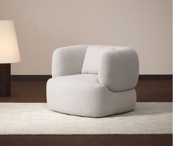 Крісло поворотне La Forma MARTINA S83111HI14 Сірий-1