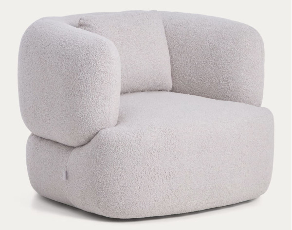 Крісло поворотне La Forma MARTINA S83111HI14 Сірий-3