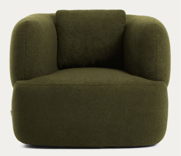 Крісло поворотне La Forma MARTINA S83111HI19 Зелений-3