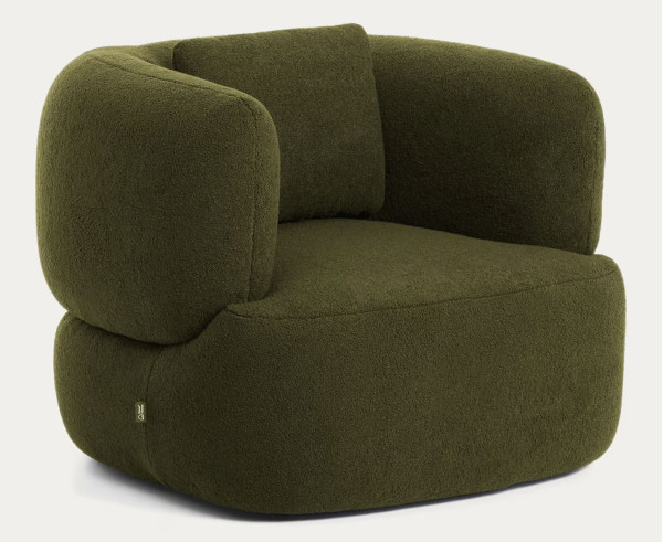 Крісло поворотне La Forma MARTINA S83111HI19 Зелений-2