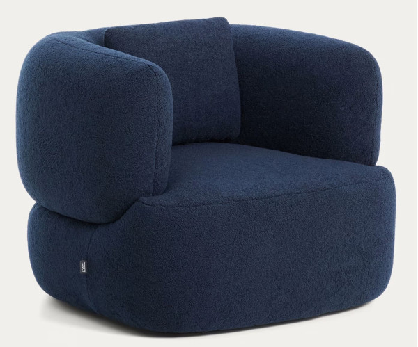 Крісло поворотне La Forma MARTINA S83111HI25 Синій-3