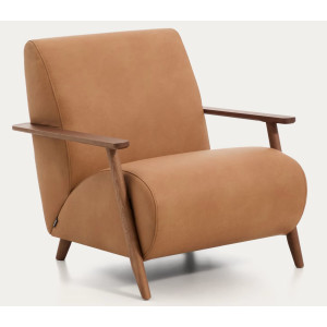 Крісло La Forma Meghan S51612RM10 Коричневий Шкіра