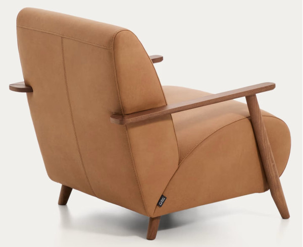 Кресло La Forma Meghan S51612RM10 Коричневий Кожа-6