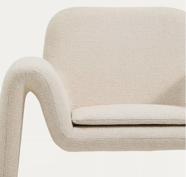 Крісло La Forma Melvia S00069JJ12 Бежевий-7