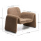 Кресло La Forma Melvia S00069JJ09 Коричневый-11-thumb