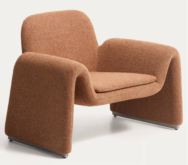Крісло La Forma Melvia S00069JJ59 Теракотовий-0
