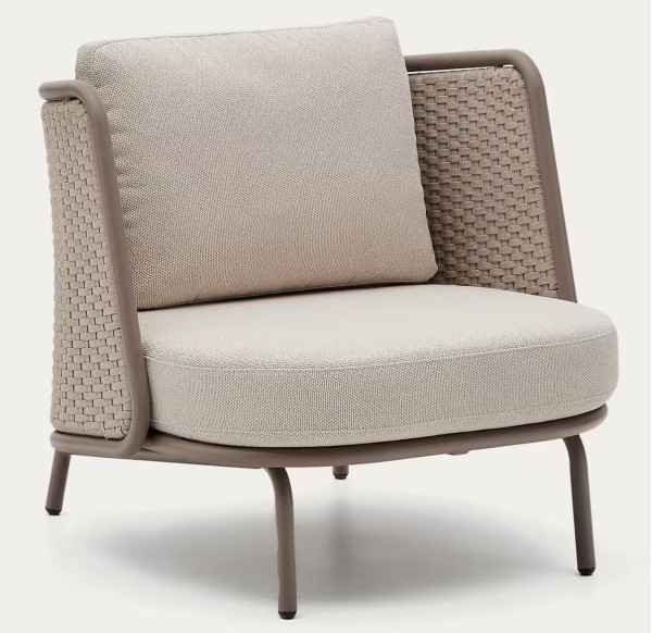 Кресло La Forma Sedalis O00096RO39 Серо-коричневый-4