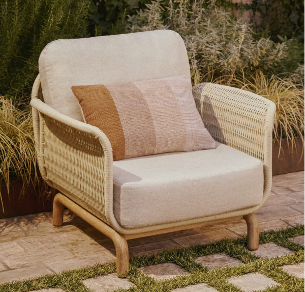 Кресло La Forma Alipa O00480RO12 Экрю-0