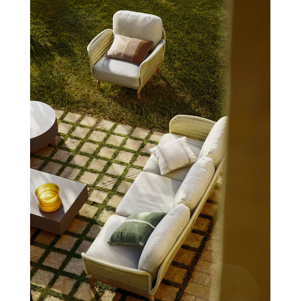 Кресло La Forma Alipa O00480RO12 Экрю-3