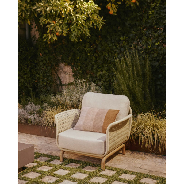 Кресло La Forma Alipa O00480RO12 Экрю-1