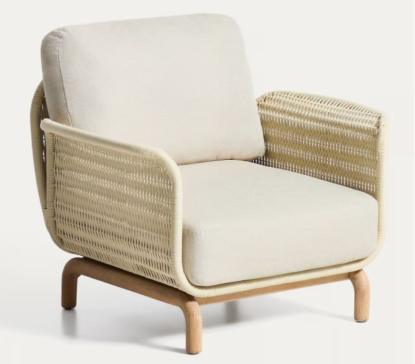 Кресло La Forma Alipa O00480RO12 Экрю-6