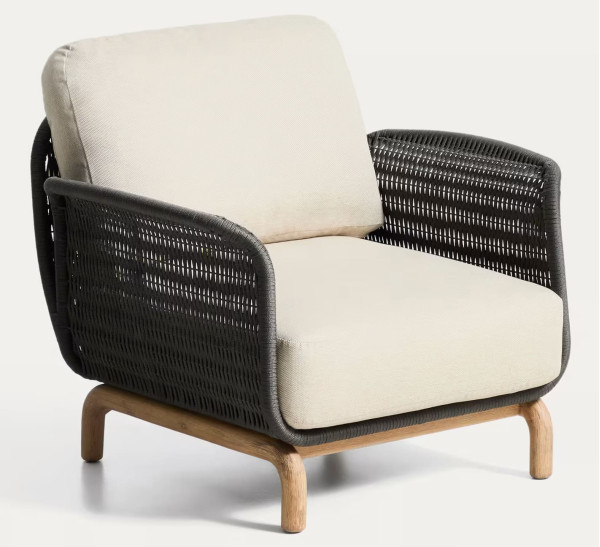 Крісло La Forma Alipa O00480RO15 Графіт-5