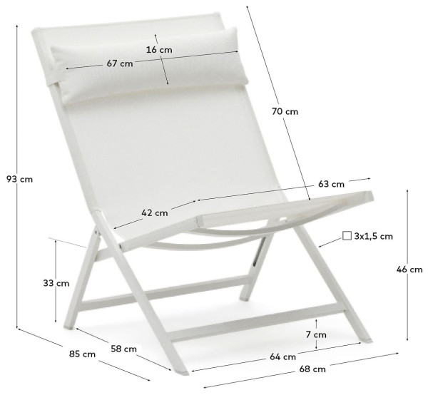 Вуличне крісло La Forma Canutells J1700043NN05-10