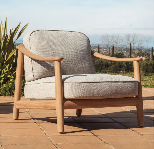 Уличное кресло La Forma Elunda C00227RO12 из тика-0