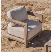 Садове крісло La Forma Nerano O00661FA12 Taupe/бежевий