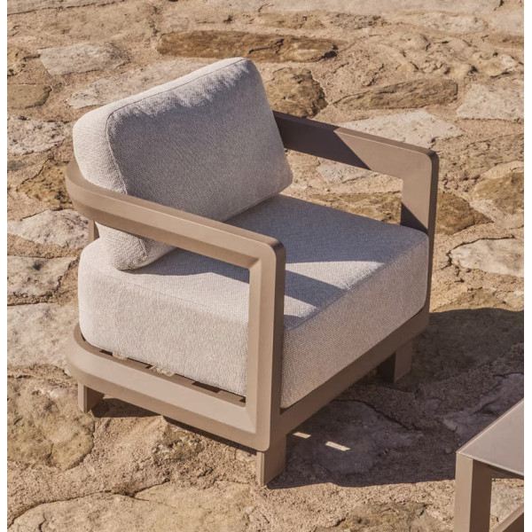 Садове крісло La Forma Nerano O00661FA12 Taupe/бежевий-0