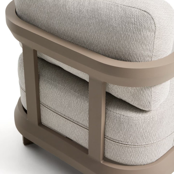 Садове крісло La Forma Nerano O00661FA12 Taupe/бежевий-13