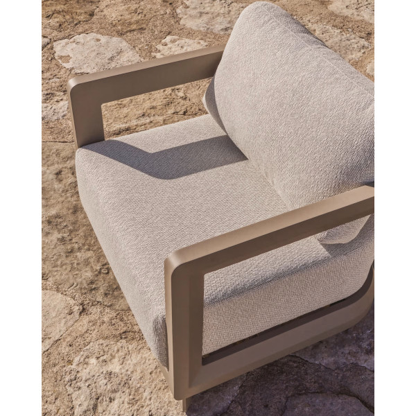 Садове крісло La Forma Nerano O00661FA12 Taupe/бежевий-4