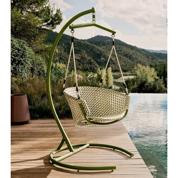 Підвісне крісло La Forma Saliga O00095RR06 Зелений-0