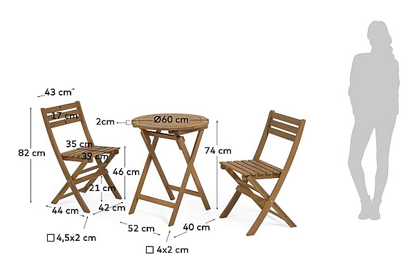 Комплект садовой мебели La Forma ELISIA CC2169M46-10