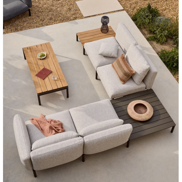 Модульний диван зі столиком La Forma Sorells O00205FA39 Бежевий-0