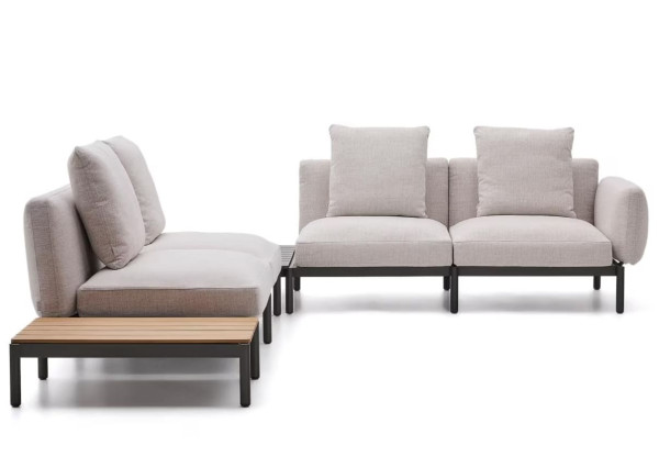 Модульний диван зі столиком La Forma Sorells O00205FA39 Бежевий-1