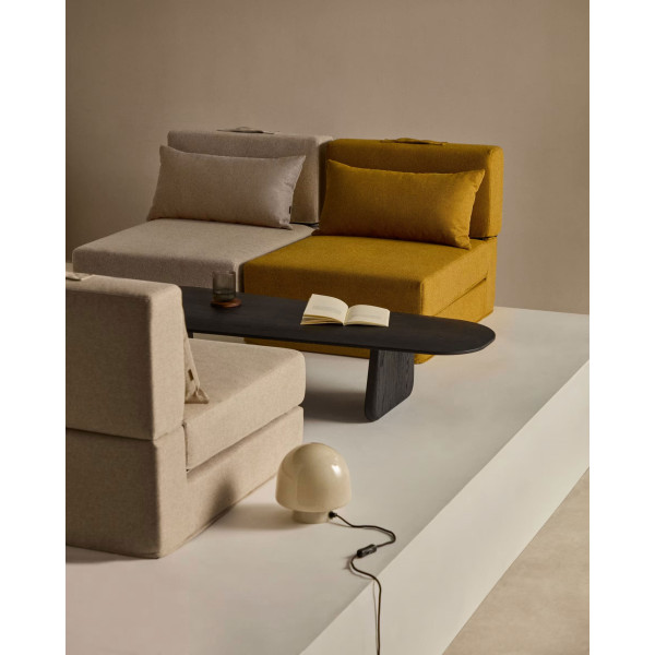 Кресло-кровать La Forma ARTY S47480AU81 Горчичный-1