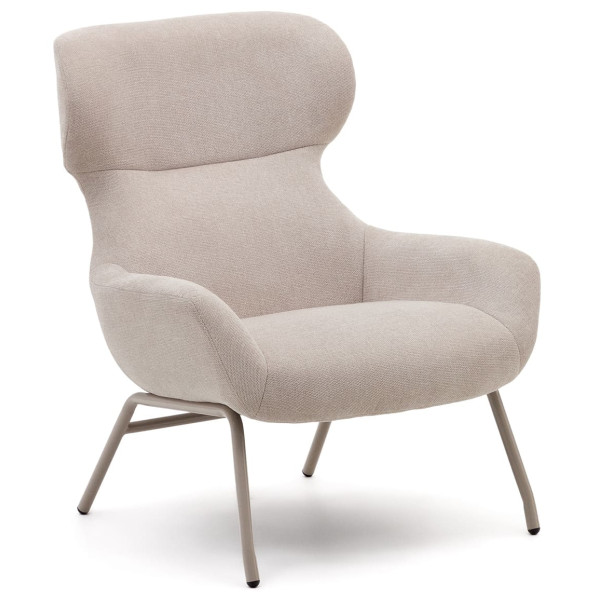 Кресло La Forma BELINA S0900040BF12 Бежевый ткань синель-3