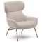 Кресло La Forma BELINA S0900040BF12 Бежевый ткань синель-3-thumb