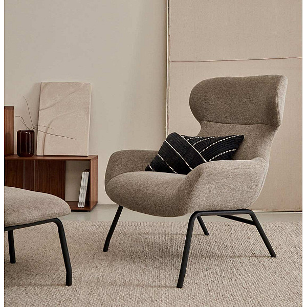 Крісло La Forma BELINA S0900043BF11 Світло-коричневий тканина синель-0