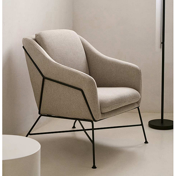 Кресло La Forma BRIDA CC0948AU12 Бежевый Кресло La Forma BRIDA CC0948AU12 Бежевый-0