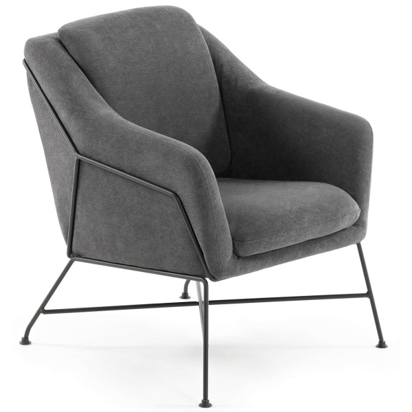 Кресло La Forma BRIDA CC0948J02 Темно-серый-2