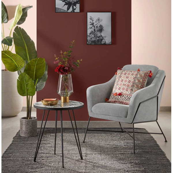 Кресло La Forma BRIDA CC0948J03 Светло-серый-0