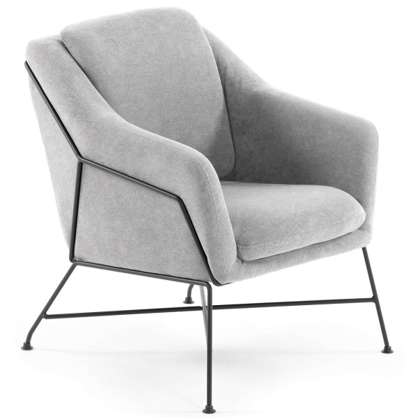 Кресло La Forma BRIDA CC0948J03 Светло-серый-2